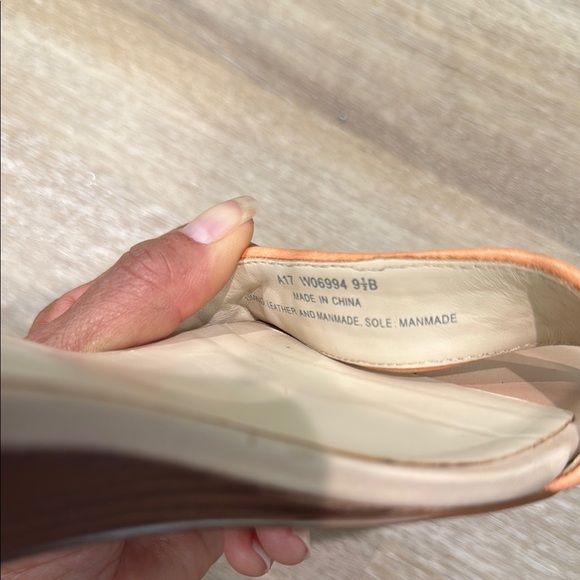 Cole Haan Tan and Cream Ankle-Strap Sandals - Picture 11 of 13